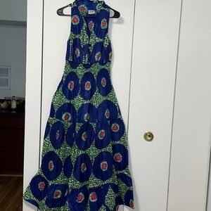African print dress